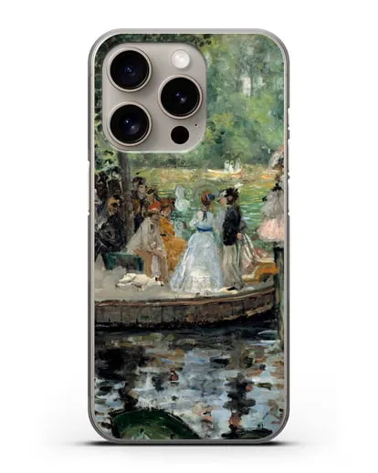 Чехол Лягушатник (Ренуар Пьер Огюст) силиконовый для iPhone 15 Pro