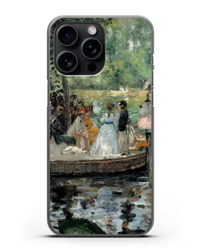 Чехол Лягушатник (Ренуар Пьер Огюст) силиконовый для iPhone 15 Pro Max