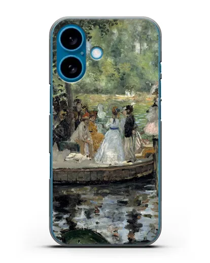 Чехол Лягушатник (Ренуар Пьер Огюст) силиконовый для iPhone 16