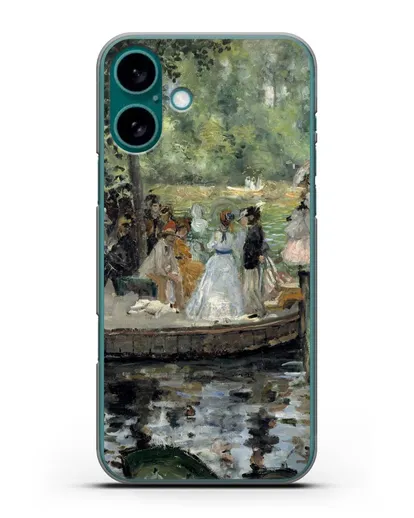 Чехол Лягушатник (Ренуар Пьер Огюст) силиконовый для iPhone 16 Plus