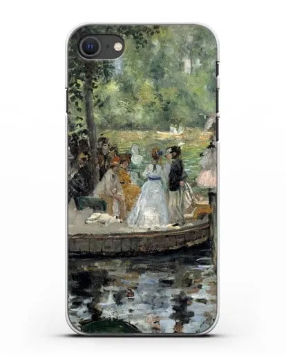 Чехол Лягушатник (Ренуар Пьер Огюст) силиконовый для iPhone SE 2020