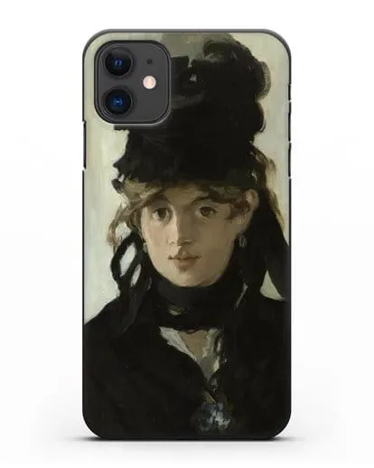 Чехол Берта Моризо с букетом фиалок (Мане Эдуард) силиконовый для iPhone 11