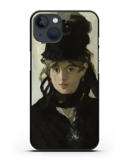 Чехол Берта Моризо с букетом фиалок (Мане Эдуард) силиконовый для iPhone 13 Mini