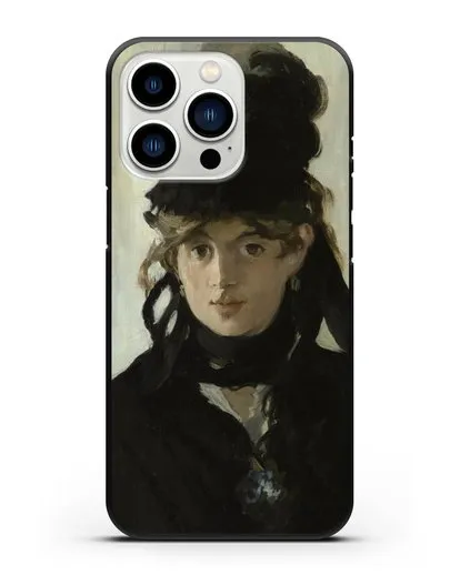 Чехол Берта Моризо с букетом фиалок (Мане Эдуард) силиконовый для iPhone 13 Pro