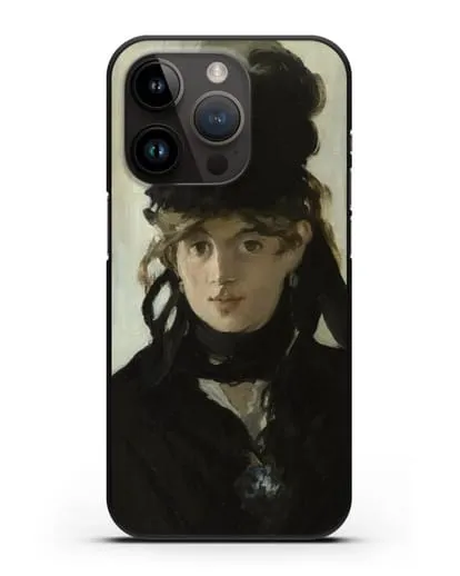 Чехол Берта Моризо с букетом фиалок (Мане Эдуард) силиконовый для iPhone 14 Pro