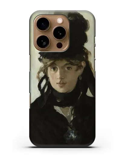 Чехол Берта Моризо с букетом фиалок (Мане Эдуард) силиконовый для iPhone 16 Pro