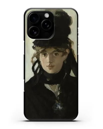 Чехол Берта Моризо с букетом фиалок (Мане Эдуард) силиконовый для iPhone 16 Pro Max