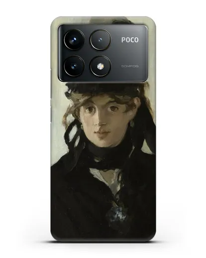 Чехол Берта Моризо с букетом фиалок (Мане Эдуард) силиконовый для Xiaomi Poco F6 Pro