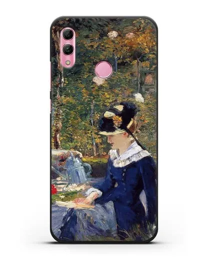 Чехол Молодая дама в саду (Мане Эдуард) силиконовый для Honor 10 Lite