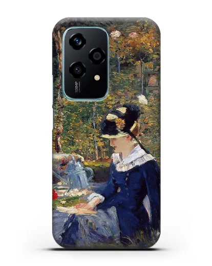 Чехол Молодая дама в саду (Мане Эдуард) силиконовый для Honor 200 Lite