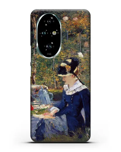 Чехол Молодая дама в саду (Мане Эдуард) силиконовый для Honor 200 Pro