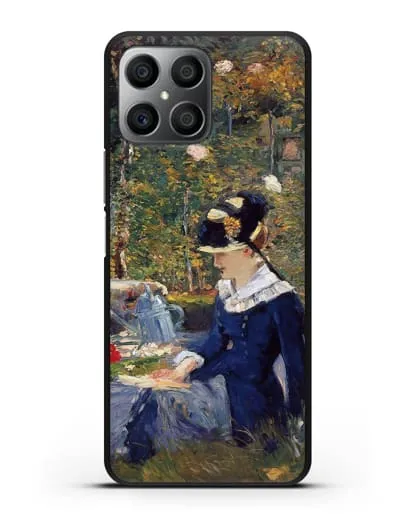 Чехол Молодая дама в саду (Мане Эдуард) силиконовый для Honor X8