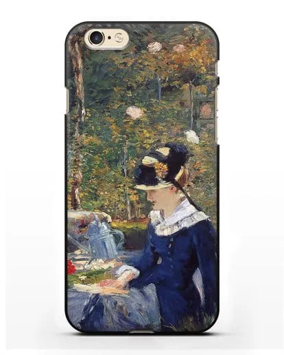 Чехол Молодая дама в саду (Мане Эдуард) силиконовый для iPhone 6s