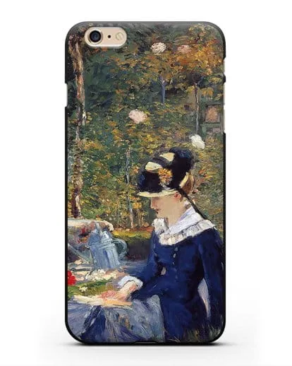 Чехол Молодая дама в саду (Мане Эдуард) силиконовый для iPhone 6 Plus