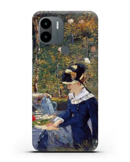 Чехол Молодая дама в саду (Мане Эдуард) силиконовый для Xiaomi Poco C51