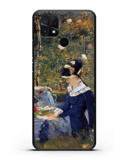 Чехол Молодая дама в саду (Мане Эдуард) силиконовый для Xiaomi Poco C40