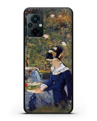 Чехол Молодая дама в саду (Мане Эдуард) силиконовый для Xiaomi Poco M5