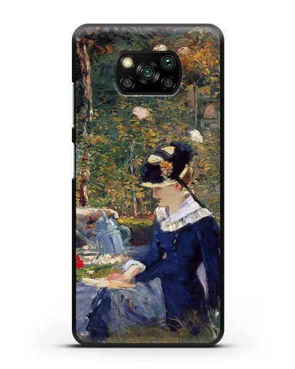 Чехол Молодая дама в саду (Мане Эдуард) силиконовый для Xiaomi Poco X3 Pro