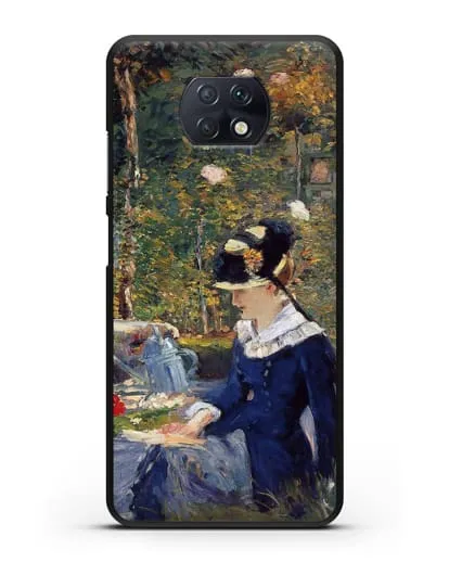 Чехол Молодая дама в саду (Мане Эдуард) силиконовый для Xiaomi Redmi Note 9T
