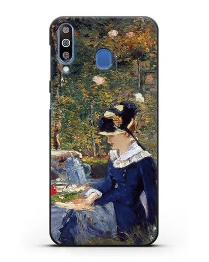 Чехол Молодая дама в саду (Мане Эдуард) силиконовый для Samsung Galaxy M30 [SM-M305F]