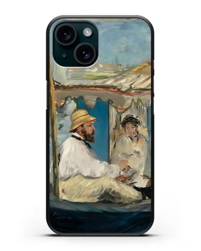 Чехол Лодка (Мане Эдуард) силиконовый для iPhone 15