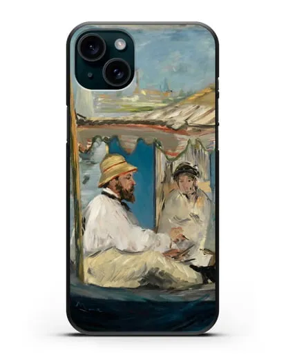 Чехол Лодка (Мане Эдуард) силиконовый для iPhone 15 Plus