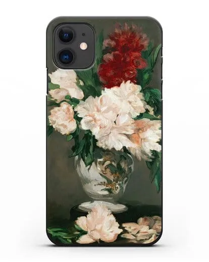 Чехол Ваза с пионами (Мане Эдуард) силиконовый для iPhone 11