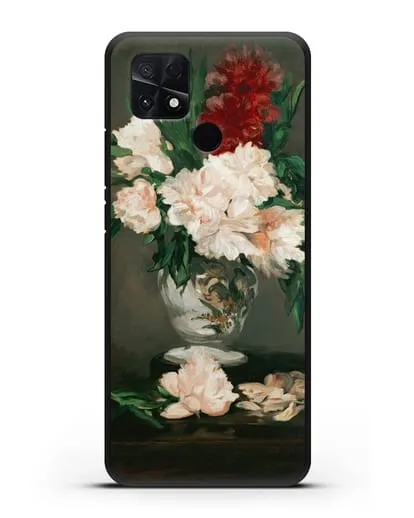 Чехол Ваза с пионами (Мане Эдуард) силиконовый для Xiaomi Poco C40