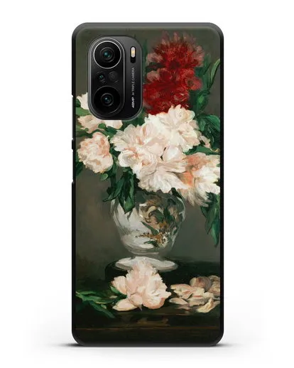 Чехол Ваза с пионами (Мане Эдуард) силиконовый для Xiaomi Poco F3