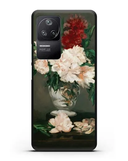 Чехол Ваза с пионами (Мане Эдуард) силиконовый для Xiaomi Poco F4