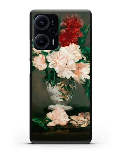 Чехол Ваза с пионами (Мане Эдуард) силиконовый для Xiaomi Poco F5