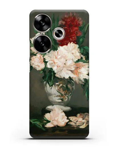 Чехол Ваза с пионами (Мане Эдуард) силиконовый для Xiaomi Poco F6