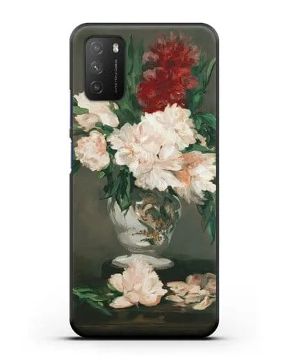 Чехол Ваза с пионами (Мане Эдуард) силиконовый для Xiaomi Poco M3