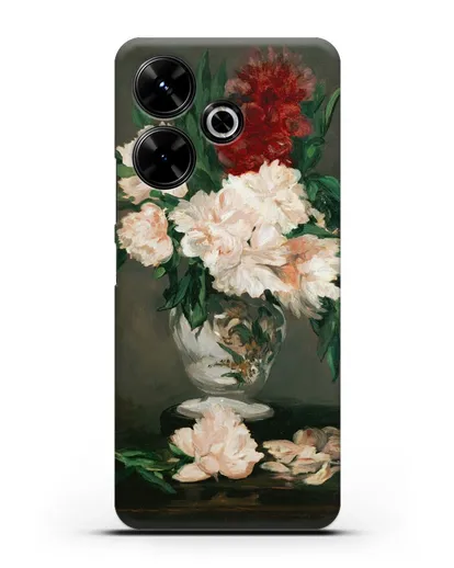 Чехол Ваза с пионами (Мане Эдуард) силиконовый для Xiaomi Poco M6