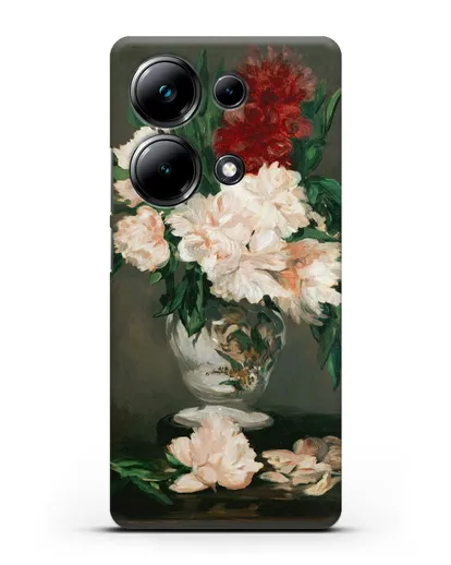 Чехол Ваза с пионами (Мане Эдуард) силиконовый для Xiaomi Poco M6 Pro