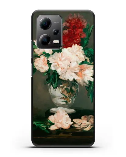 Чехол Ваза с пионами (Мане Эдуард) силиконовый для Xiaomi Poco X5