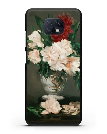 Чехол Ваза с пионами (Мане Эдуард) силиконовый для Xiaomi Redmi Note 9T