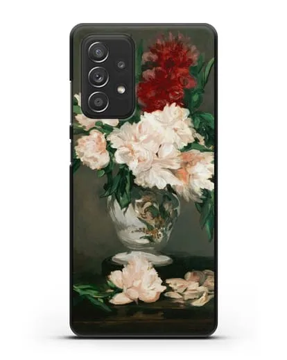 Чехол Ваза с пионами (Мане Эдуард) силиконовый для Samsung Galaxy A53