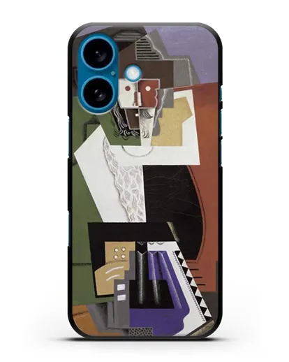 Чехол Аккордионист (Северини Джино) силиконовый для iPhone 16