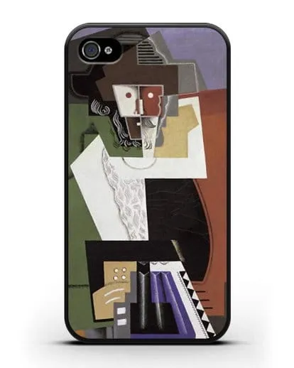 Чехол Аккордионист (Северини Джино) силиконовый для iPhone 4/4s