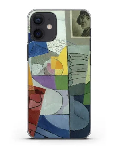 Чехол Натюрморт. Центробежное расширение цветов (Северини Джино) силиконовый для iPhone 12 mini