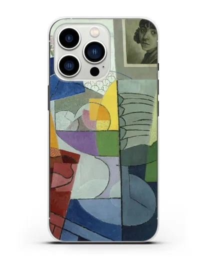 Чехол Натюрморт. Центробежное расширение цветов (Северини Джино) силиконовый для iPhone 13 Pro