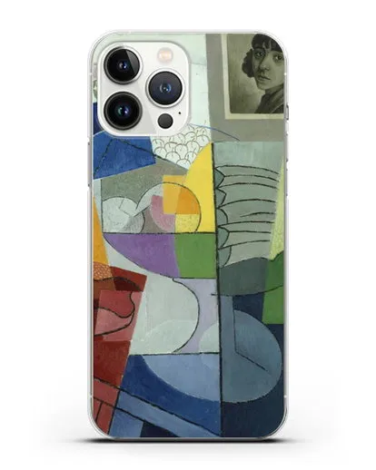 Чехол Натюрморт. Центробежное расширение цветов (Северини Джино) силиконовый для iPhone 13 Pro Max