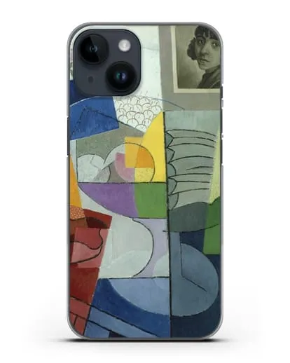 Чехол Натюрморт. Центробежное расширение цветов (Северини Джино) силиконовый для iPhone 14