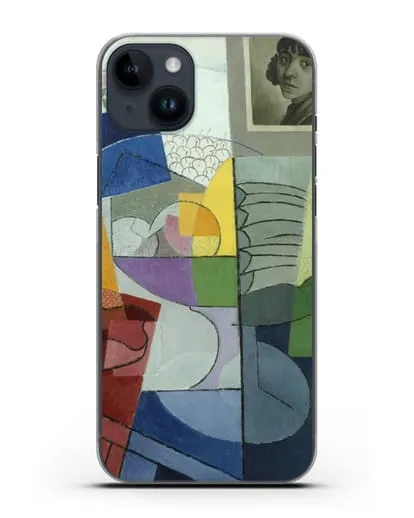 Чехол Натюрморт. Центробежное расширение цветов (Северини Джино) силиконовый для iPhone 14 Plus