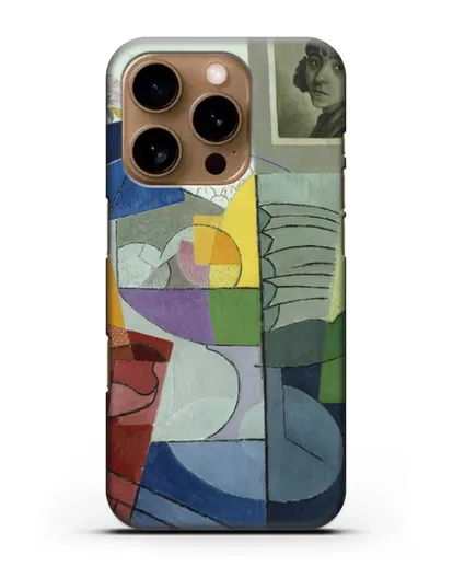 Чехол Натюрморт. Центробежное расширение цветов (Северини Джино) силиконовый для iPhone 16 Pro