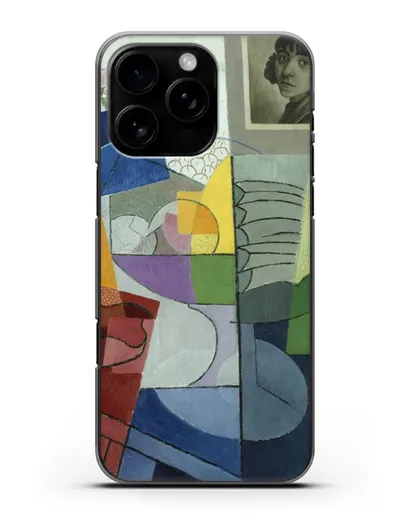 Чехол Натюрморт. Центробежное расширение цветов (Северини Джино) силиконовый для iPhone 16 Pro Max