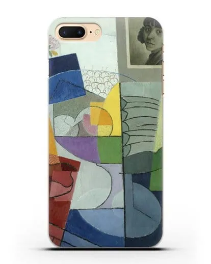 Чехол Натюрморт. Центробежное расширение цветов (Северини Джино) силиконовый для iPhone 8 Plus