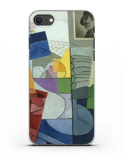 Чехол Натюрморт. Центробежное расширение цветов (Северини Джино) силиконовый для iPhone SE 2020