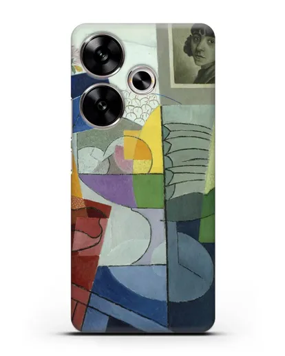 Чехол Натюрморт. Центробежное расширение цветов (Северини Джино) силиконовый для Xiaomi Poco F6